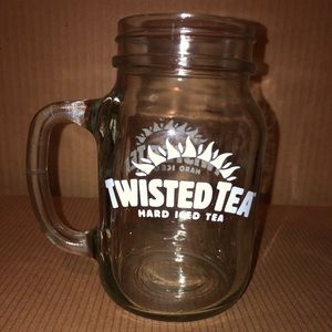 Twisted Tea Hard Iced Tea Glass Mason Jar Mug